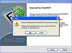 Could't (un)install new version while running other flashfxp-flasfxp_error-jpg