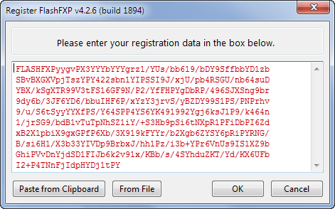 License Key Dialog