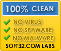100% clean certified by soft32.com